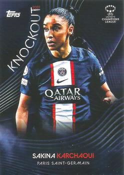 2023 Topps Knockout UEFA Women's Champions League #NNO Sakina Karchaoui Front