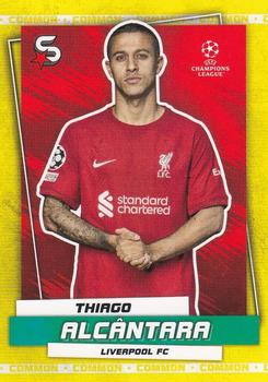 2022-23 Topps UEFA Club Competitions Superstars - Common Yellow #14 Thiago Alcântara Front