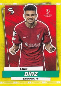 2022-23 Topps UEFA Club Competitions Superstars - Common Yellow #17 Luis Díaz Front