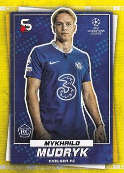 2022-23 Topps UEFA Club Competitions Superstars - Common Yellow #23 Mykhailo Mudryk Front