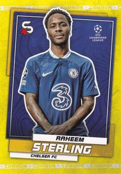 2022-23 Topps UEFA Club Competitions Superstars - Common Yellow #27 Raheem Sterling Front