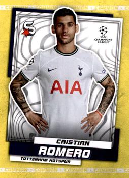 2022-23 Topps UEFA Club Competitions Superstars - Common Yellow #30 Cristian Romero Front