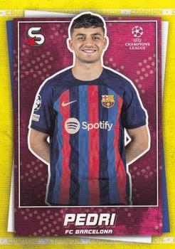 2022-23 Topps UEFA Club Competitions Superstars - Common Yellow #49 Pedri Front