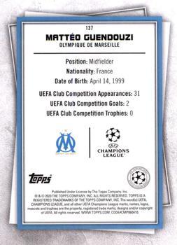 2022-23 Topps UEFA Club Competitions Superstars - Common Yellow #137 Matteo Guendouzi Back