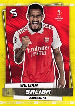 2022-23 Topps UEFA Club Competitions Superstars - Common Yellow #159 William Saliba Front