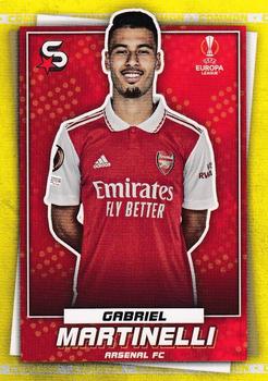 2022-23 Topps UEFA Club Competitions Superstars - Common Yellow #164 Gabriel Martinelli Front