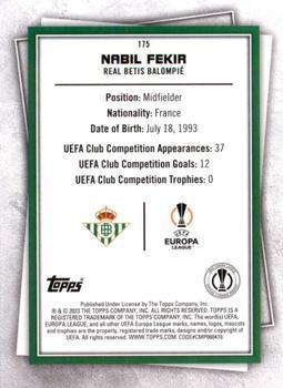 2022-23 Topps UEFA Club Competitions Superstars - Common Yellow #175 Nabil Fekir Back