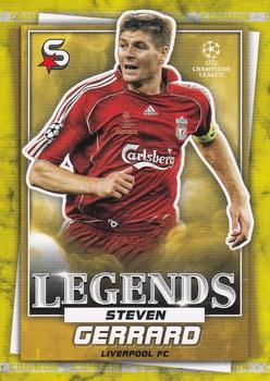 2022-23 Topps UEFA Club Competitions Superstars - Common Yellow #191 Steven Gerrard Front