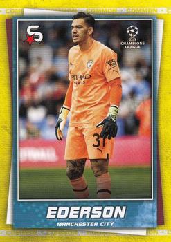 2022-23 Topps UEFA Club Competitions Superstars - Common Yellow #1 Ederson Front