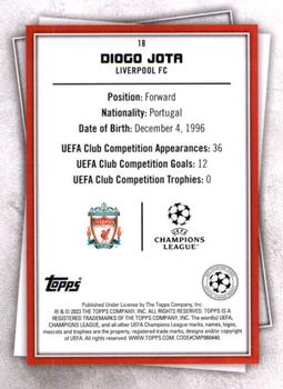 2022-23 Topps UEFA Club Competitions Superstars - Common Yellow #18 Diogo Jota Back