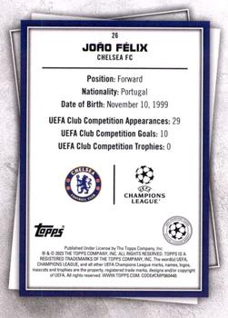 2022-23 Topps UEFA Superstars - Common Yellow #26 João Félix Back
