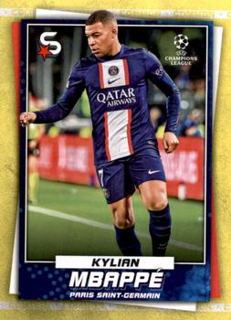 2022-23 Topps UEFA Club Competitions Superstars - Common Yellow #134 Kylian Mbappé Front