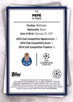 2022-23 Topps UEFA Club Competitions Superstars - Common Yellow #143 Pepe Back