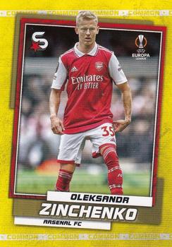 2022-23 Topps UEFA Club Competitions Superstars - Common Yellow #160 Oleksandr Zinchenko Front