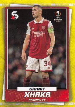 2022-23 Topps UEFA Club Competitions Superstars - Common Yellow #161 Granit Xhaka Front