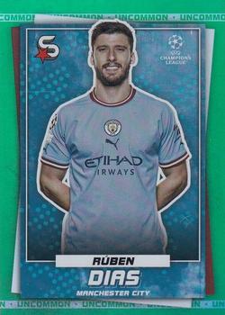 2022-23 Topps UEFA Club Competitions Superstars - Uncommon Green #2 Rúben Dias Front