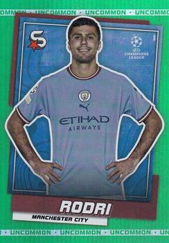 2022-23 Topps UEFA Club Competitions Superstars - Uncommon Green #3 Rodri Front