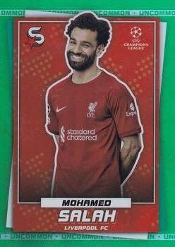 2022-23 Topps UEFA Club Competitions Superstars - Uncommon Green #19 Mohamed Salah Front