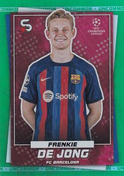 2022-23 Topps UEFA Club Competitions Superstars - Uncommon Green #52 Frenkie de Jong Front