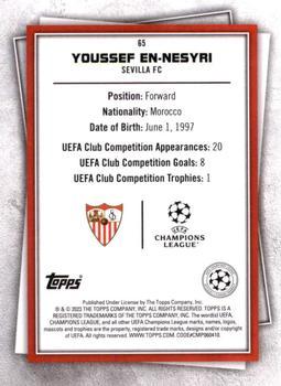 2022-23 Topps UEFA Club Competitions Superstars - Uncommon Green #65 Youssef En-Nesyri Back