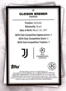 2022-23 Topps UEFA Superstars - Uncommon Green #85 Gleison Bremer Back
