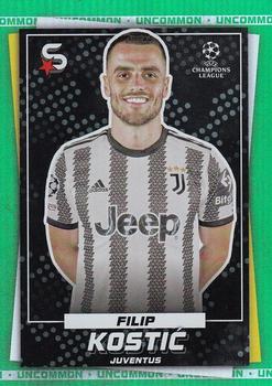 2022-23 Topps UEFA Club Competitions Superstars - Uncommon Green #88 Filip Kostić Front