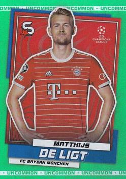 2022-23 Topps UEFA Club Competitions Superstars - Uncommon Green #96 Matthijs de Ligt Front