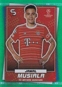 2022-23 Topps UEFA Club Competitions Superstars - Uncommon Green #100 Jamal Musiala Front