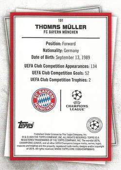 2022-23 Topps UEFA Club Competitions Superstars - Uncommon Green #101 Thomas Müller Back