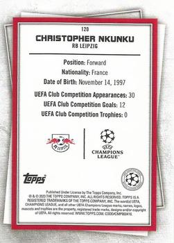 2022-23 Topps UEFA Club Competitions Superstars - Uncommon Green #120 Christopher Nkunku Back