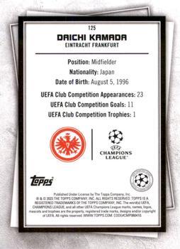 2022-23 Topps UEFA Club Competitions Superstars - Uncommon Green #125 Daichi Kamada Back