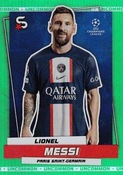 2022-23 Topps UEFA Club Competitions Superstars - Uncommon Green #135 Lionel Messi Front