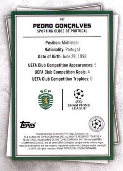 2022-23 Topps UEFA Club Competitions Superstars - Uncommon Green #147 Pedro Gonçalves Back