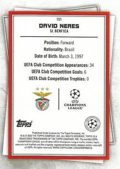 2022-23 Topps UEFA Club Competitions Superstars - Uncommon Green #151 David Neres Back