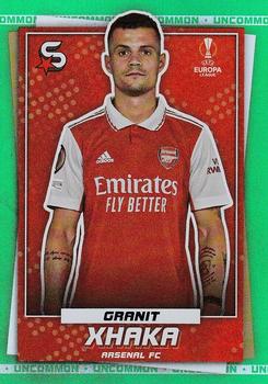 2022-23 Topps UEFA Club Competitions Superstars - Uncommon Green #161 Granit Xhaka Front
