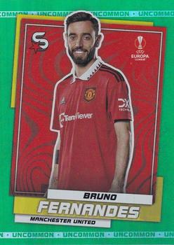 2022-23 Topps UEFA Club Competitions Superstars - Uncommon Green #169 Bruno Fernandes Front