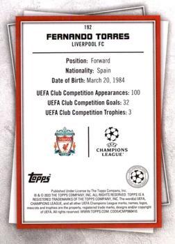 2022-23 Topps UEFA Club Competitions Superstars - Uncommon Green #192 Fernando Torres Back