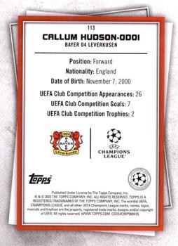 2022-23 Topps UEFA Superstars - Mystic #113 Callum Hudson-Odoi Back