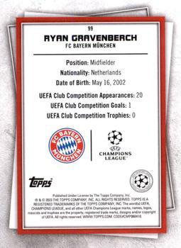 2022-23 Topps UEFA Club Competitions Superstars - Rare #99 Ryan Gravenberch Back