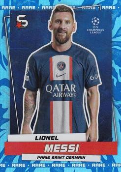 2022-23 Topps UEFA Club Competitions Superstars - Rare #135 Lionel Messi Front