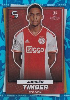 2022-23 Topps UEFA Club Competitions Superstars - Rare #152 Jurrien Timber Front