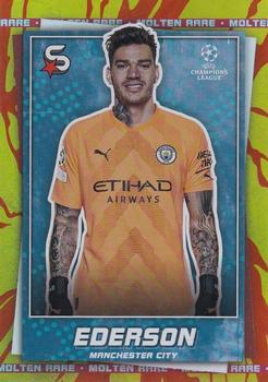 2022-23 Topps UEFA Club Competitions Superstars - Molten Rare #1 Ederson Front