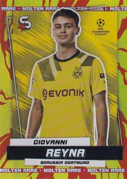 2022-23 Topps UEFA Club Competitions Superstars - Molten Rare #108 Giovanni Reyna Front