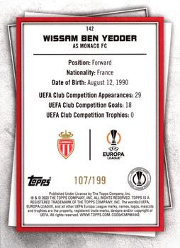 2022-23 Topps UEFA Club Competitions Superstars - Super Rare Mint #142 Wissam Ben Yedder Back