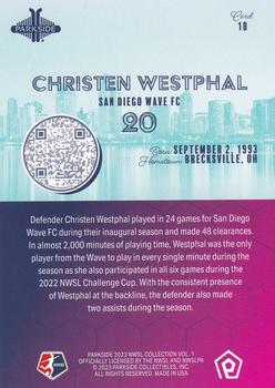 2023 Parkside NWSL Collection #18 Christen Westphal Back