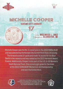2023 Parkside NWSL Collection #32 Michelle Cooper Back