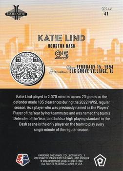 2023 Parkside NWSL Collection #41 Katie Lind Back