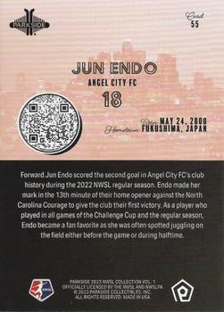 2023 Parkside NWSL Collection #55 Jun Endo Back