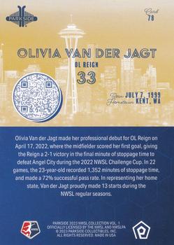 2023 Parkside NWSL Collection #78 Olivia van der Jagt Back