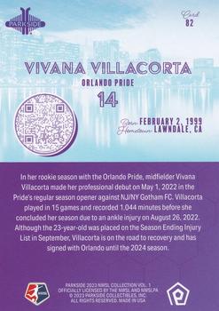 2023 Parkside NWSL Collection #82 Viviana Villacorta Back